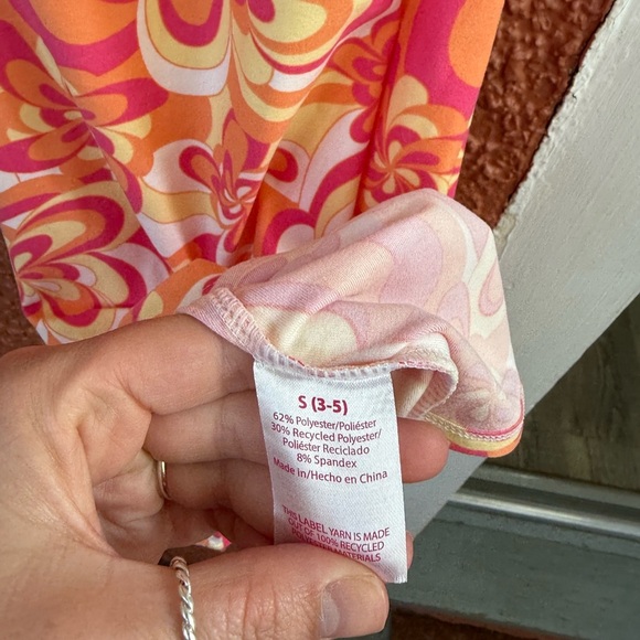 NO BOUNDARIES Junior Size Small Pink Orange Yellow Beaded Halter Mini Dress - Picture 4 of 7